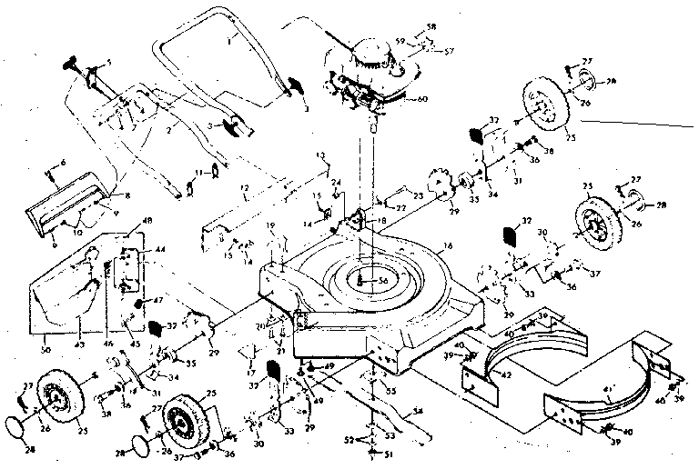 Craftsman 917378021 main frame diagram