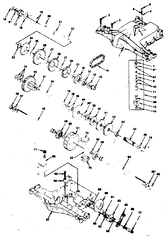 Footedana 4150-12 transaxle diagram
