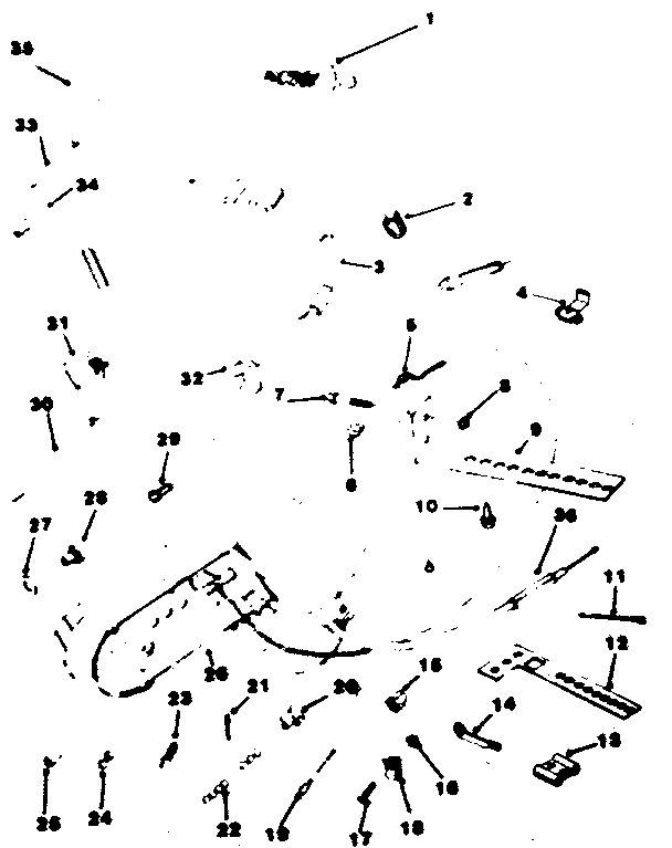 Sears 31820317 unit diagram