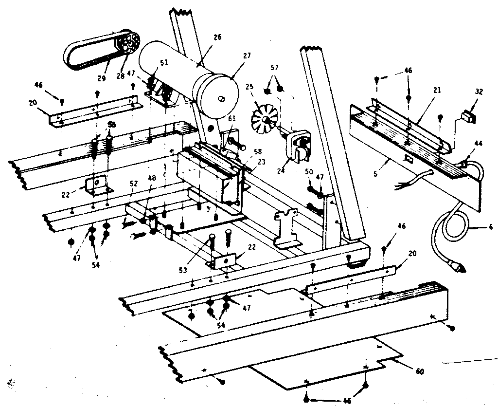 Lifestyler 845296040 motor assembly diagram