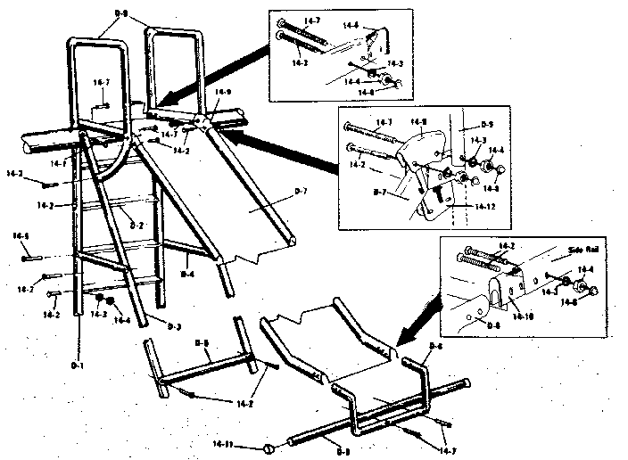 Sears 512725480 slide assembly diagram