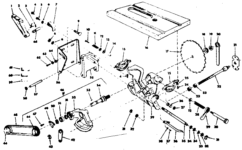 Craftsman 113298240 motor base assembly diagram