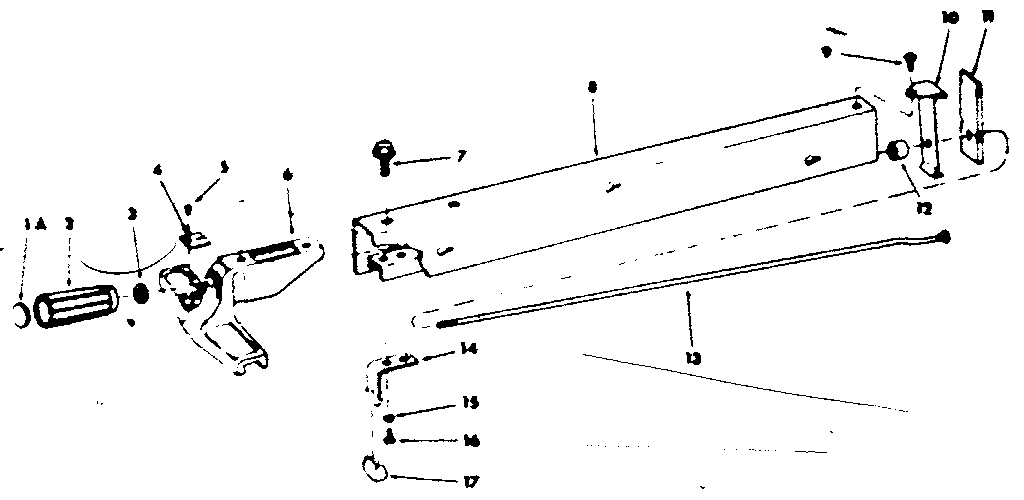 Craftsman 113298240 fence assembly diagram
