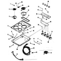 Kenmore 9174348292 cooktop diagram
