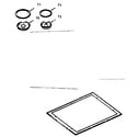 Kenmore 9174348292 optional porcelain and chrome ring kit diagram