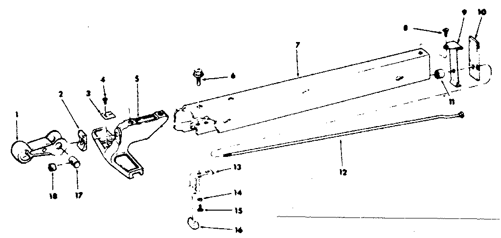 Craftsman 113226830 rip fence assembly 62952 diagram