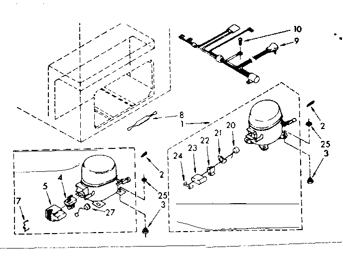Kenmore 1988162515 unit parts diagram