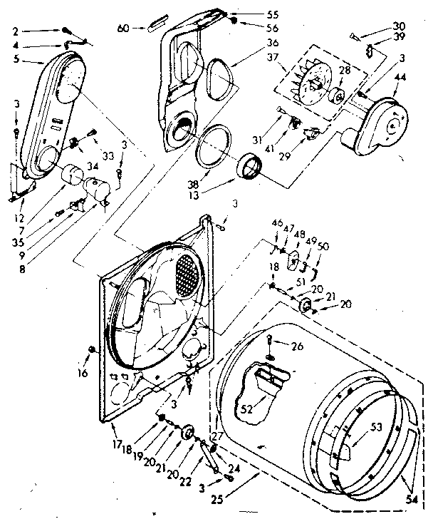 Kenmore 11087581110 bulkhead parts diagram