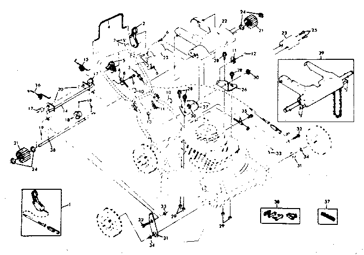 Craftsman 917378121 drive assembly diagram