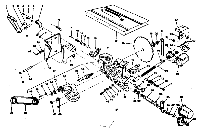 Craftsman 113221060 transmission assembly diagram