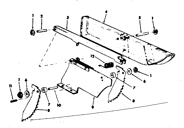 Craftsman 113221060 guard assembly diagram