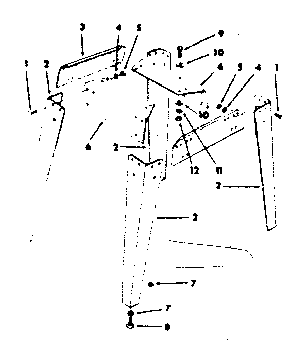 Craftsman 113221060 legs diagram