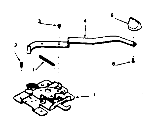 Kenmore 2784298492 oven door lock section diagram