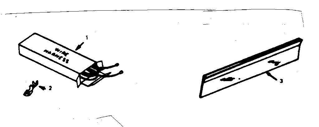 Kenmore 2784298492 wire harness and components filler kit no. 4006731 diagram