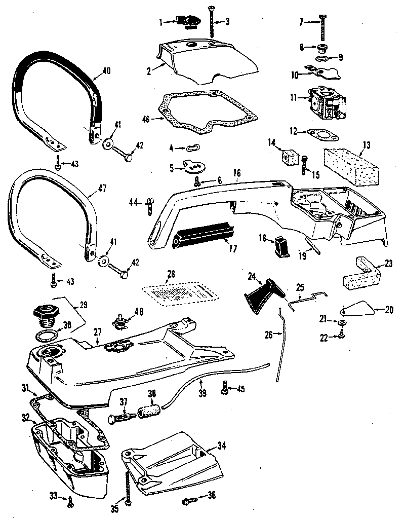 Craftsman 358350940 fig. 3 diagram