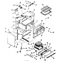 Kenmore 9117808512 lower body section diagram