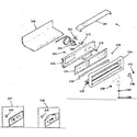 Kenmore 2783248233 control panel section diagram