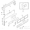 Kenmore 9117258410 backguard section diagram