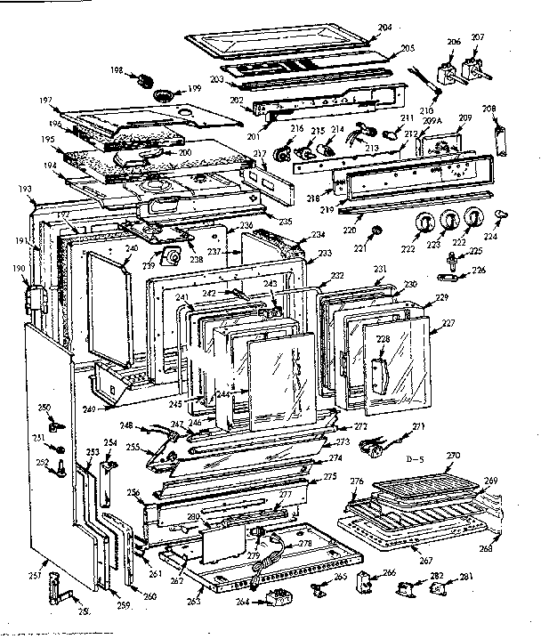Kenmore 1037884524 upper oven diagram
