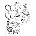 Craftsman 358350852 gas tank top and handle diagram
