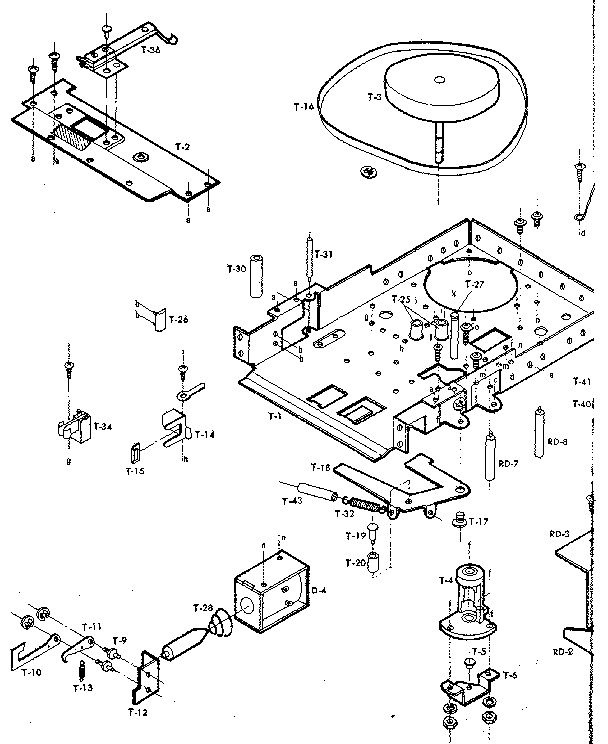 LXI 40091711600 tape deck diagram
