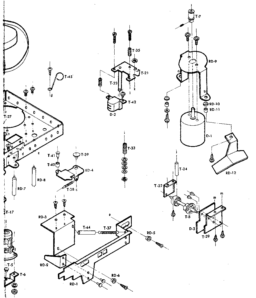 LXI 40091711600 tape deck diagram
