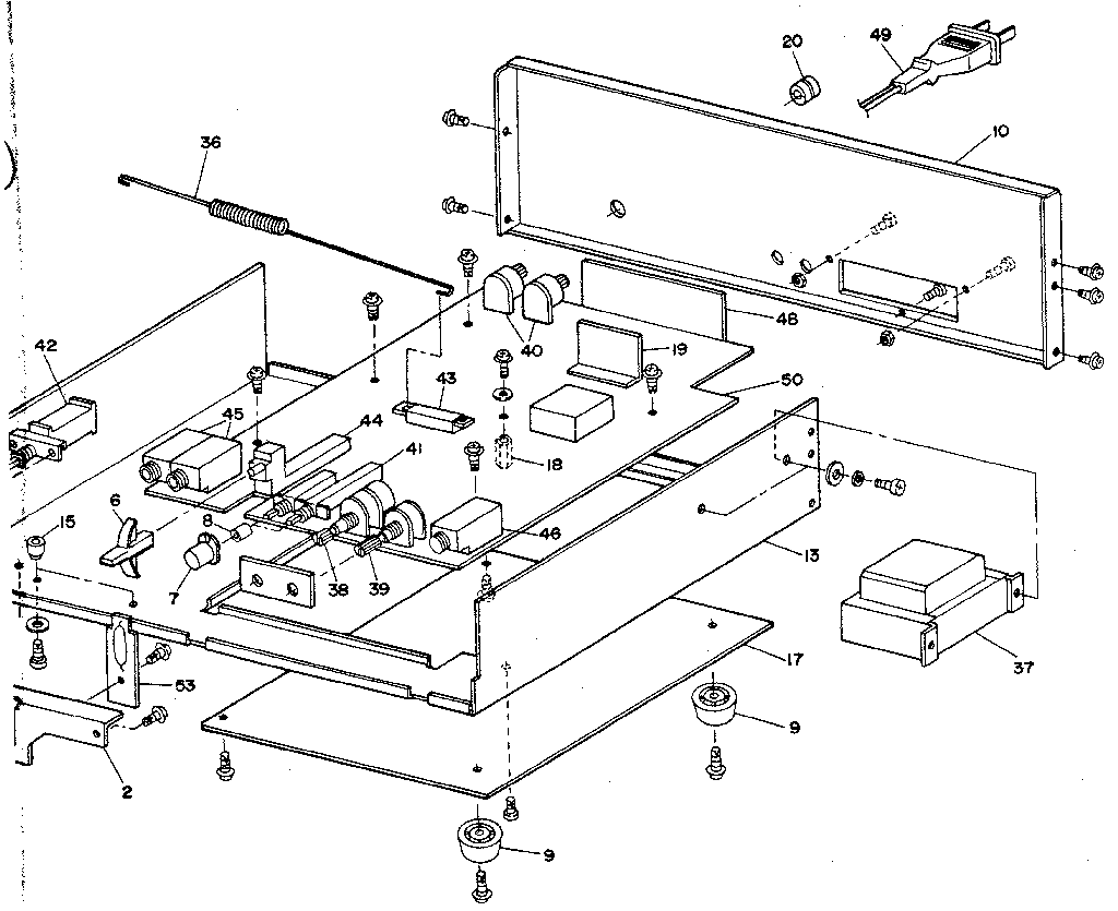 LXI 56493270900 cabinet/chassis diagram
