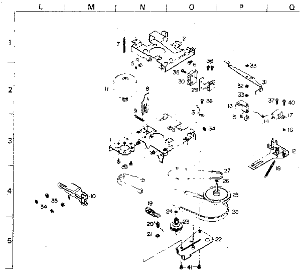 LXI 280505210 mechanism parts diagram