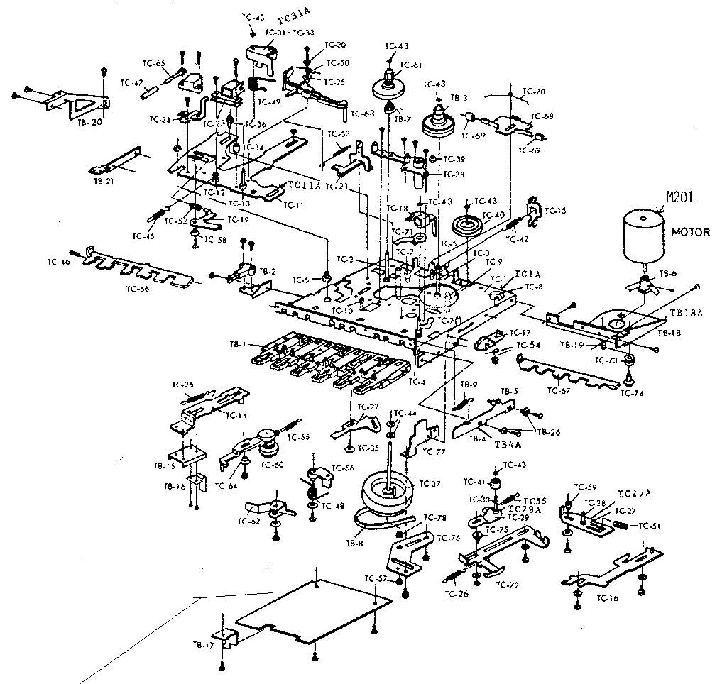 LXI 30491943050 cassette mechanism diagram