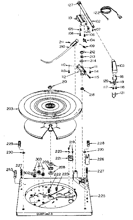 LXI 54831556100 record changer diagram