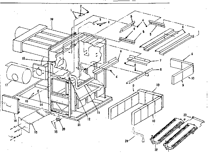 Kenmore 610742051 combustion chamber assy diagram