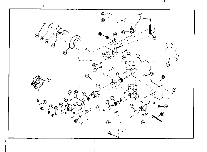 Kenmore 610742051 gas burner assembly diagram