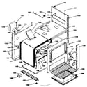 Kenmore 1197498610 body section diagram