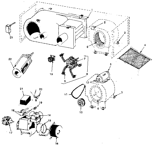 ICP NHOC084AH01 (741971 - 741980) functional replacement parts diagram