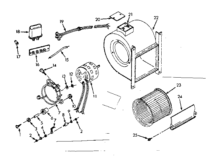 Kenmore 86776491 h-q blower assembly diagram