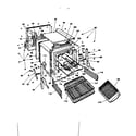 Kenmore 1554537590 oven parts diagram