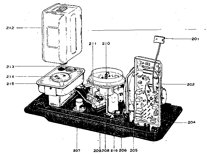 Handy Master HMF13 interior assembly diagram