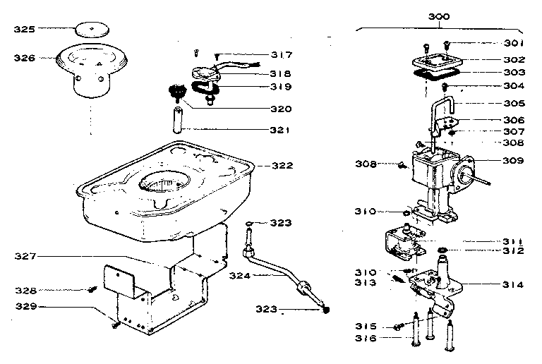 Handy Master HMF13 fuel system diagram