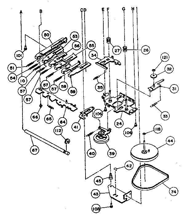 LXI 30491855-250 cassette diagram