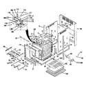 Kenmore 8504258390 body (single ovens) 850.4238310, 4238390, 4258310, 4258390 diagram