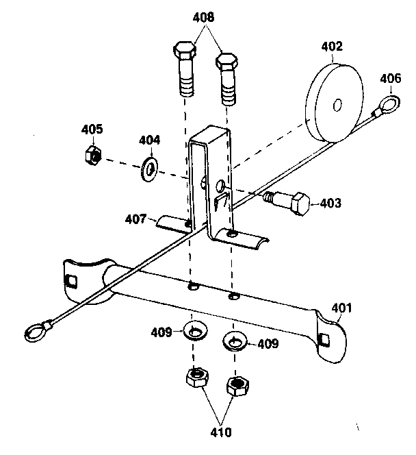 DP 2000 WALL UNIT leg brace diagram
