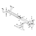 DP 3100-BENCH PRESS upper main support assembly diagram