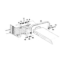 DP 3100-BENCH PRESS foot strap assembly diagram