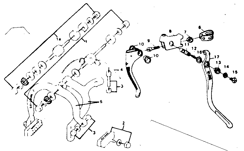 Sears 502471440 side pull caliper brake diagram