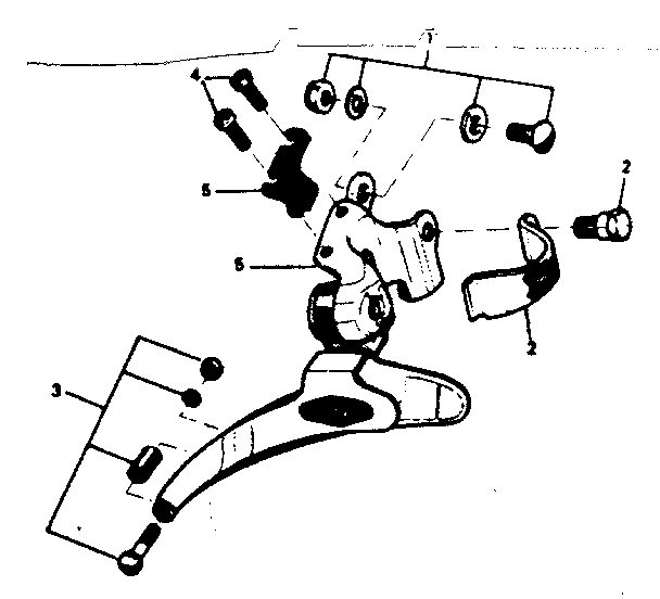 Sears 502471440 front derailleur diagram