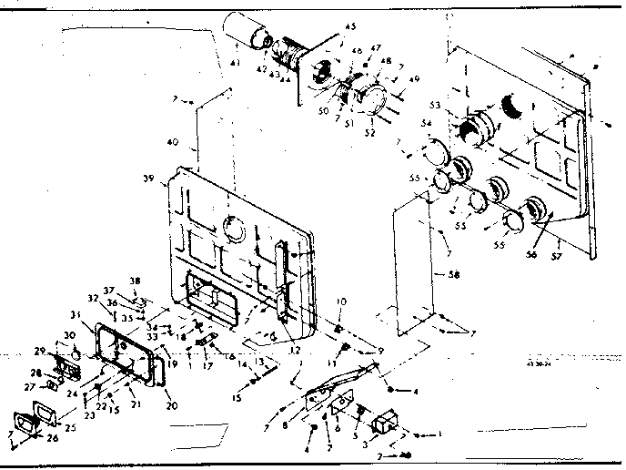 Kenmore 867778030 body and vent assembly diagram