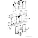 Kenmore 114954201 door assembly diagram