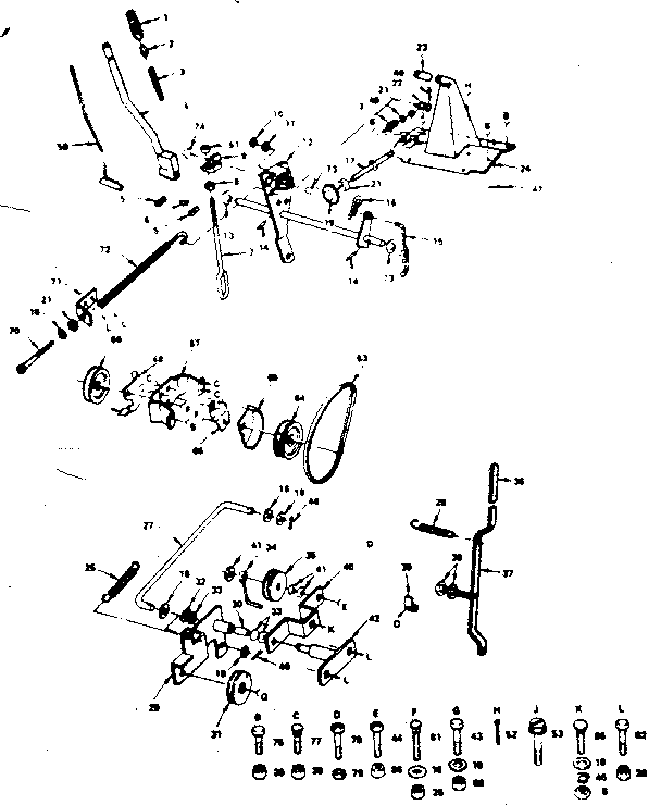 Craftsman 917253745 lever controls diagram