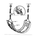 Sears 70172827-82 swing assembly no. 18 diagram