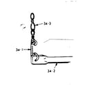 Sears 70172827-82 trapeze bar installation no. 8 diagram
